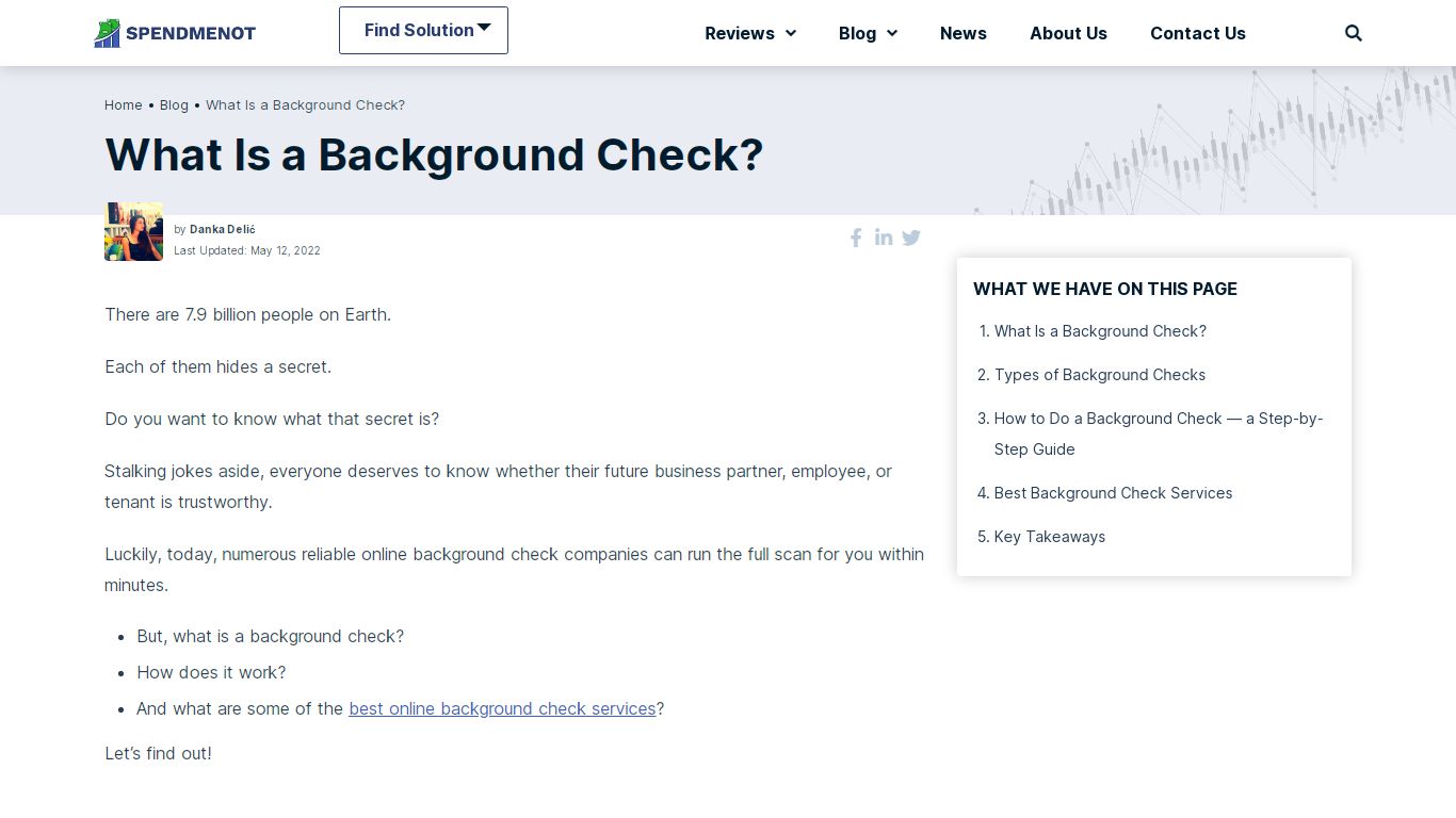 What Is a Background Check: A Guide to the Different Types of Checks